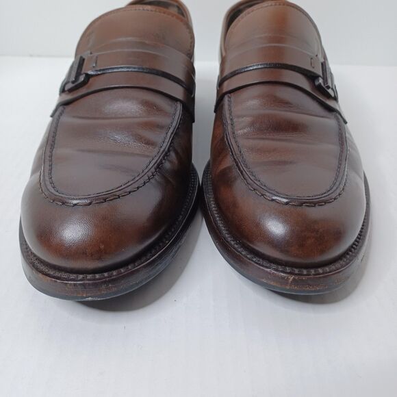 Tod's Leather Loafers Mens 7.5 Brown Bit Slip On Dress Shoes Made in Italy - Picture 7 of 13